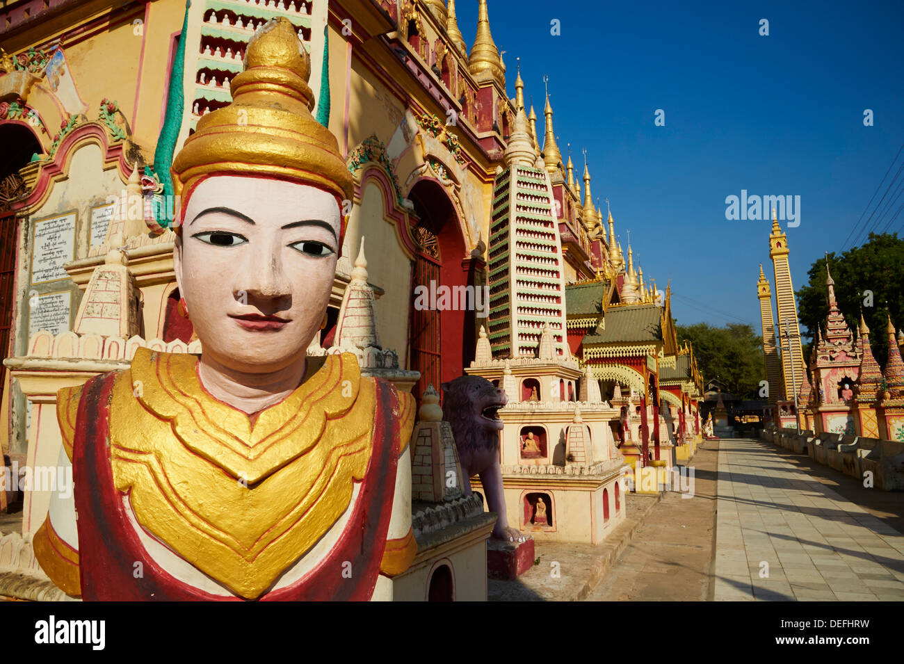Thanbodhay Pagoda, Monywa, Sagaing Division, Myanmar (Burma), Asia Stock Photo