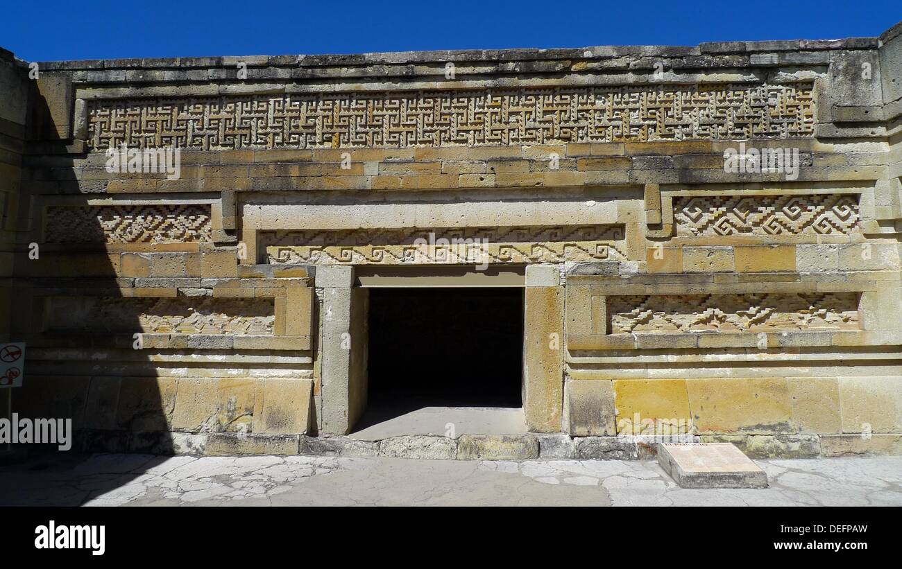 Mitla Zapotec civilization Oaxaca Mexico Stock Photo Alamy