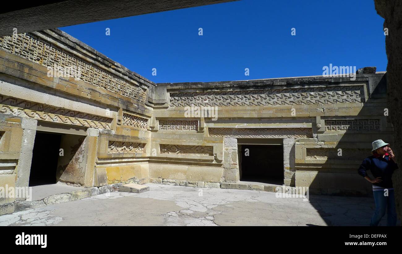 Mitla Zapotec civilization Oaxaca Mexico Stock Photo Alamy