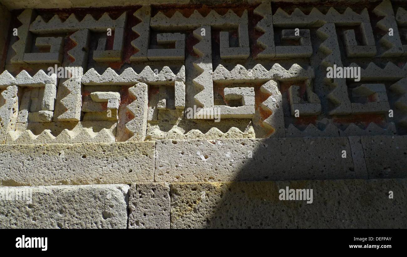 Mitla Zapotec civilization Oaxaca Mexico Stock Photo Alamy