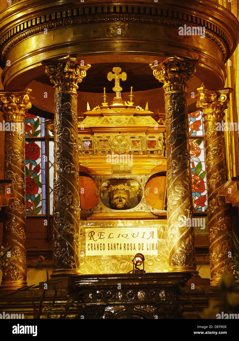 Saint Rose of Lima relics, Lima. Peru Stock Photo 60583614 Alamy