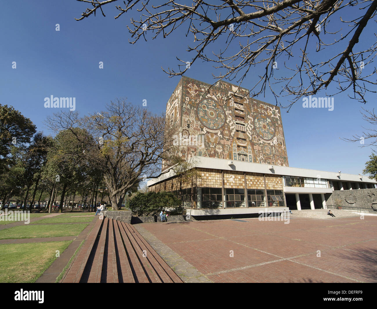 Central Library, Universidad Nacional Autónoma de México, Ciudad de ...