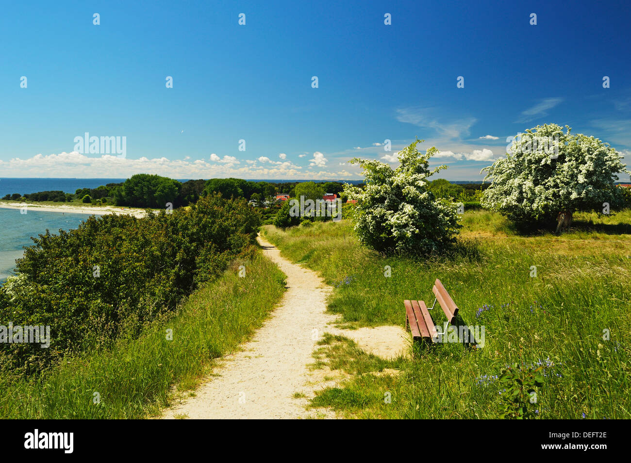 Rural scene near Thiessow, Moenchgut, Ruegen Island (Rugen Island), Mecklenburg-Vorpommern, Germany, Baltic Sea, Europe Stock Photo