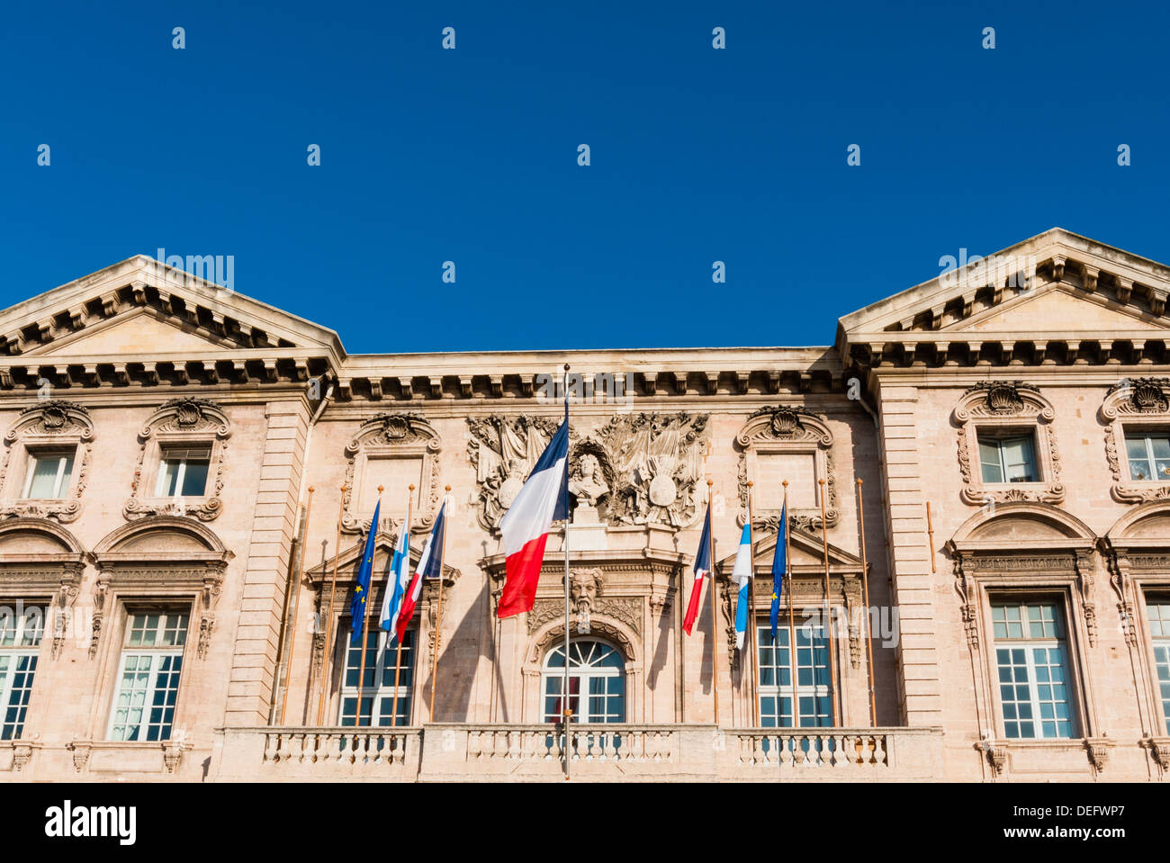 Marseille City Hall, Marseille, Bouches du Rhone, Provence-Alpes-Cote-d'Azur, France, Europe Stock Photo