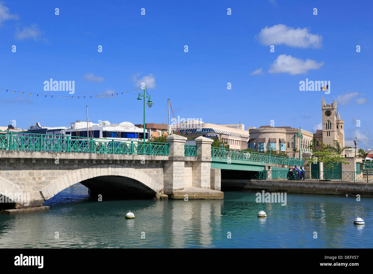 Chamberlain bridge bridgetown barbados west hires stock photography