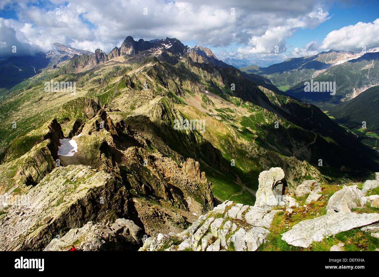 Alps landscape mountain top hi-res stock photography and images - Alamy