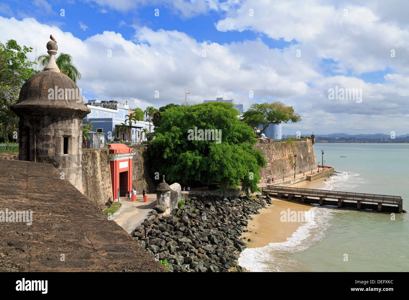 City Walls in Old San Juan, Puerto Rico, West Indies, Caribbean ...