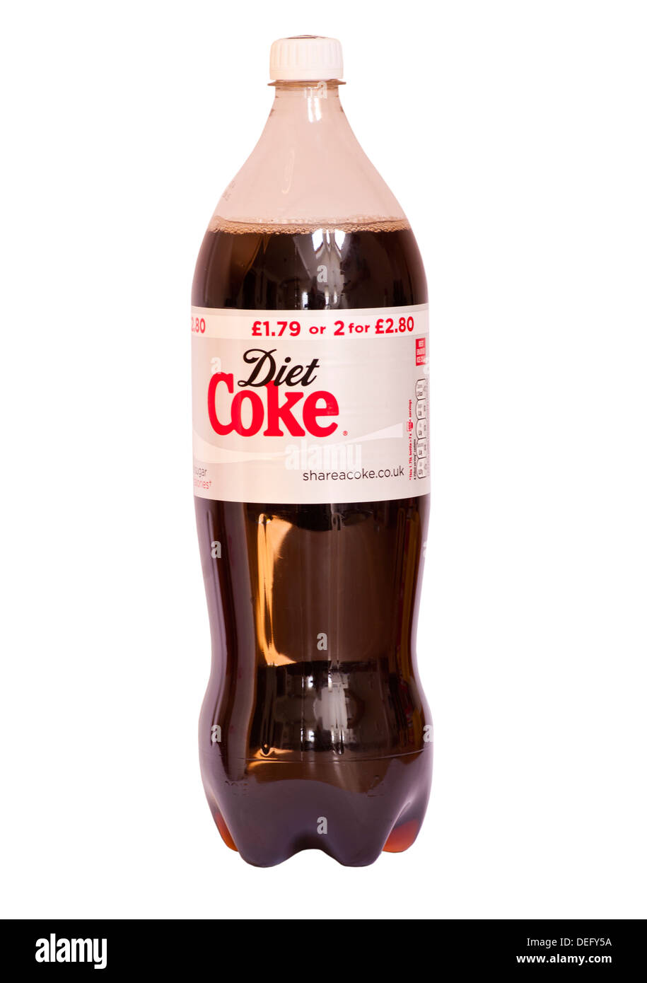 Plastic Bottle Of Diet Coke Stock Photo