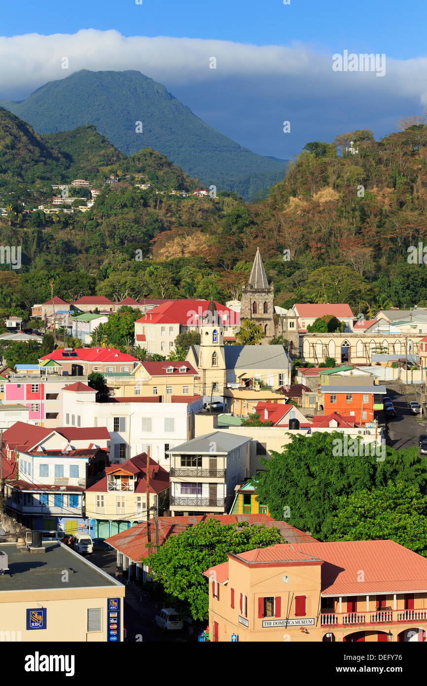 Downtown Roseau, Dominica, Windward Islands, West Indies, Caribbean