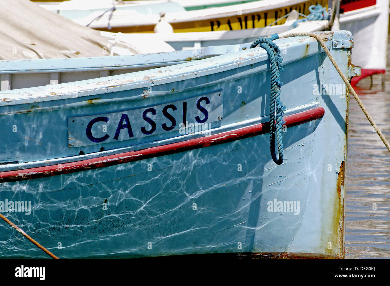 Boat in the port. Cassis. Riviera. France Stock Photo Alamy