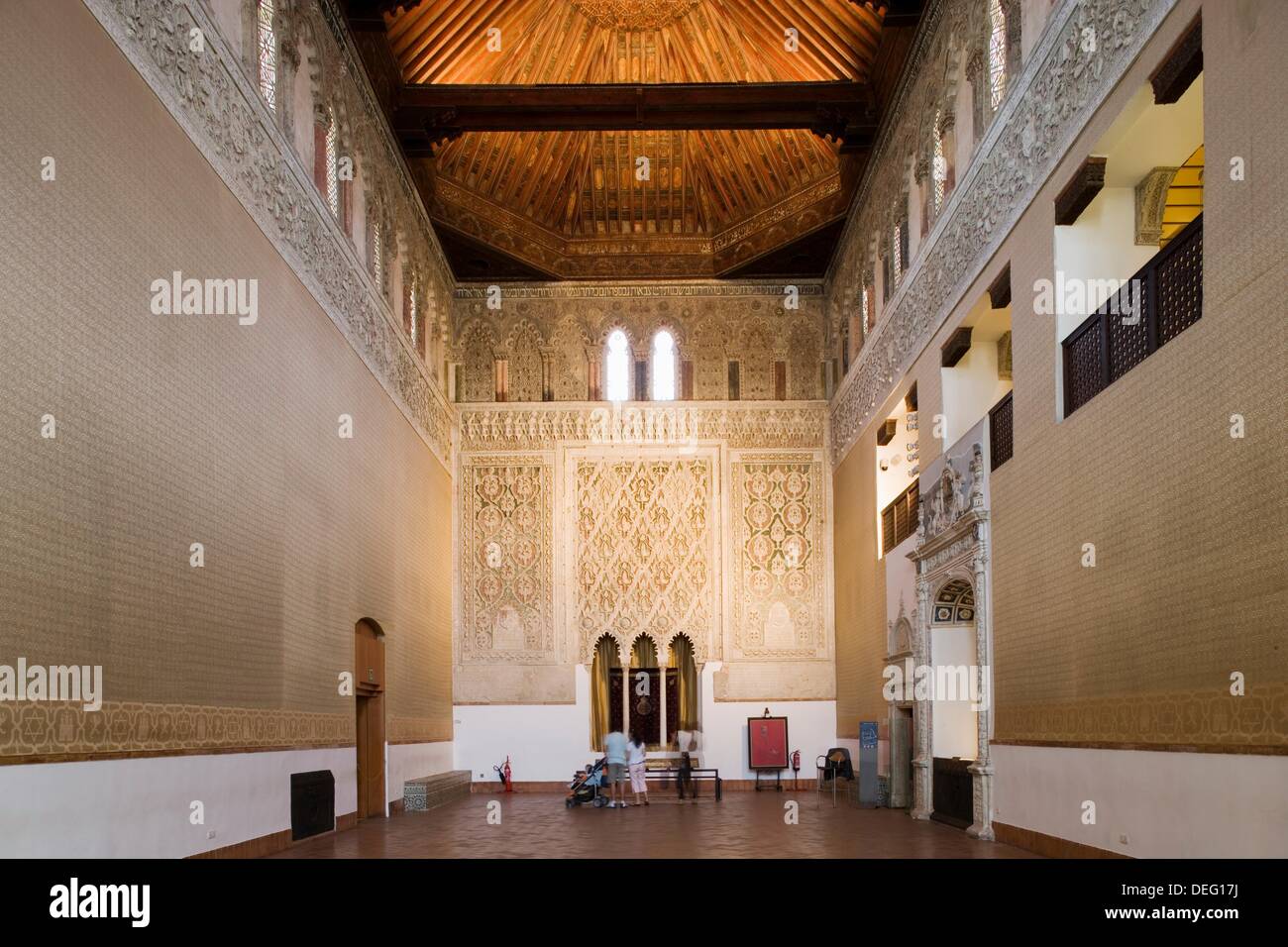Synagogue of El Transito, Toledo, CastillaLa Mancha, Spain Stock Photo