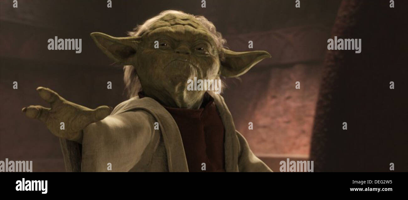 STAR WARS EPISODE II - ATTACK OF THE CLONES YODA GEORGE LUCAS (DIR) 015 MOVIESTORE COLLECTION LTD Stock Photo