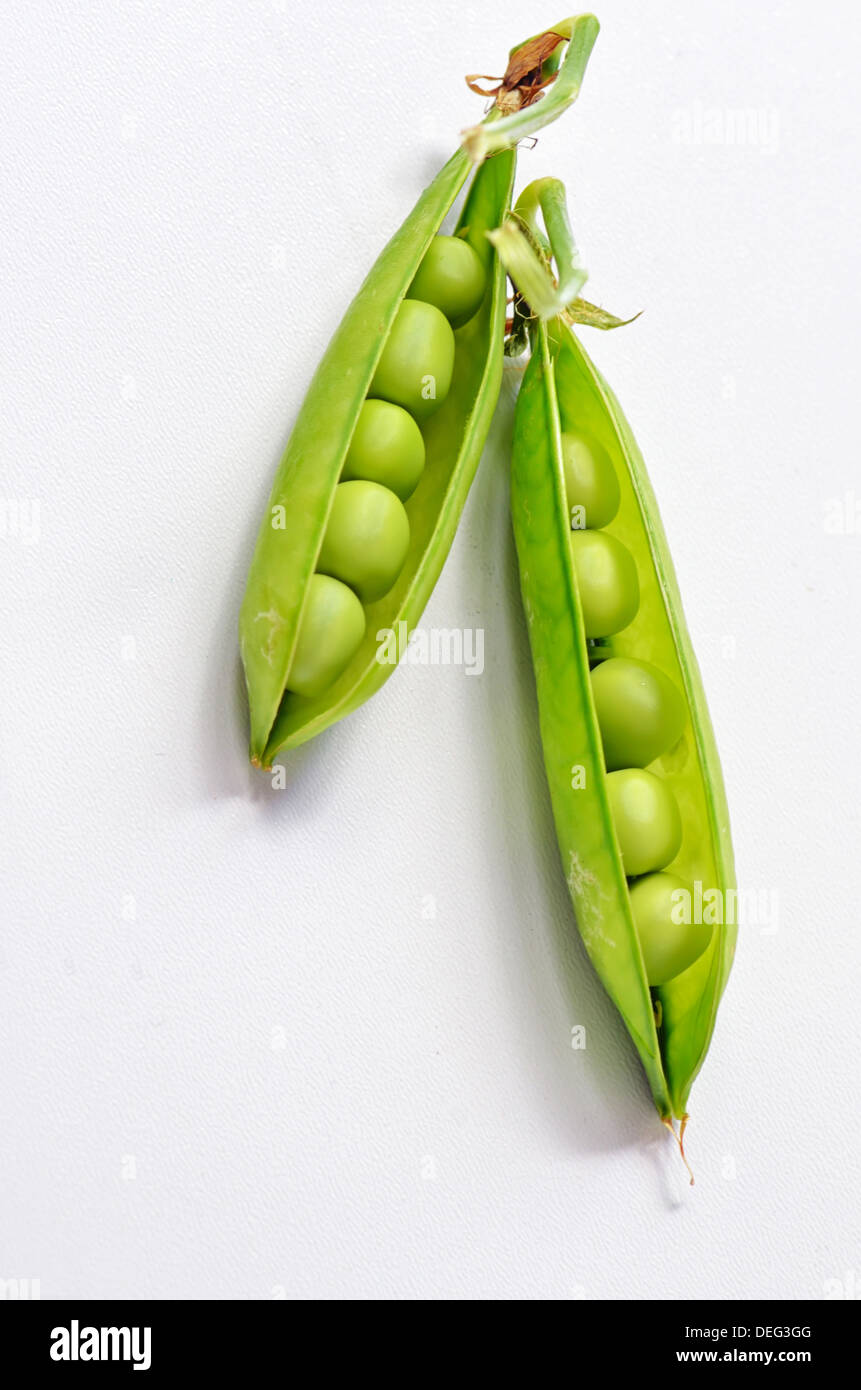 green peas isolated shoot in studio Stock Photo