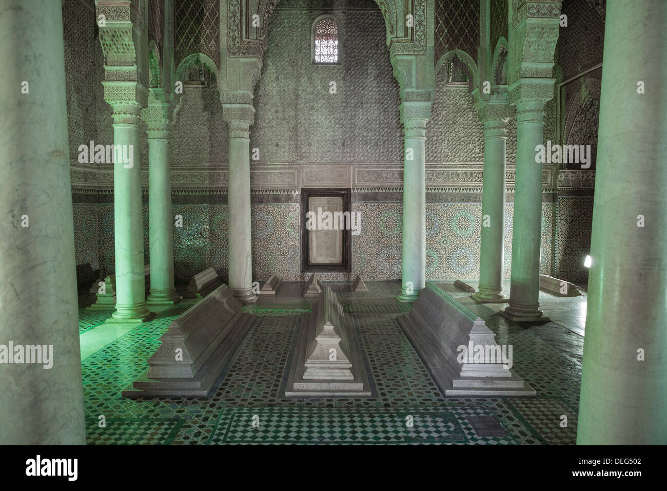 The Saadian Tombs, Marrakech, Morocco, North Africa, Africa Stock Photo