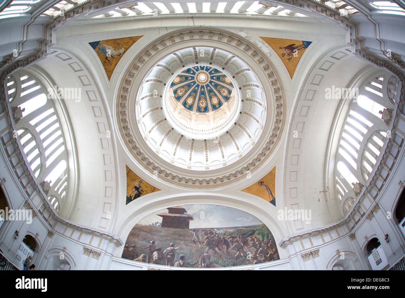 Dome and ceiling in the former Presidential Palace, now the Museum of the Revolution, Havana Centro, Havana, Cuba, West Indies Stock Photo