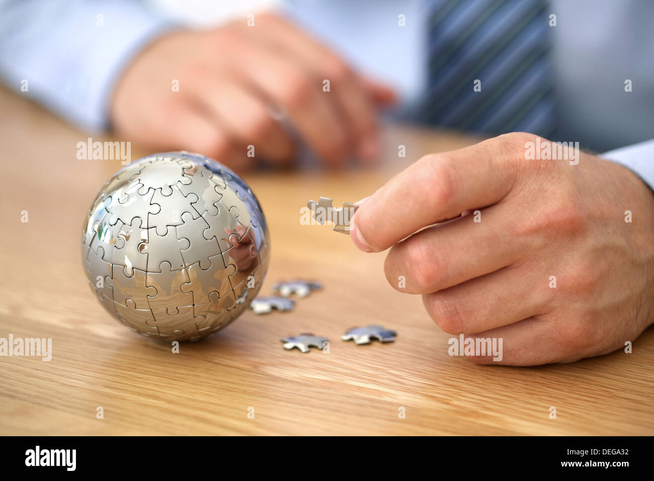 Global business strategy Stock Photo