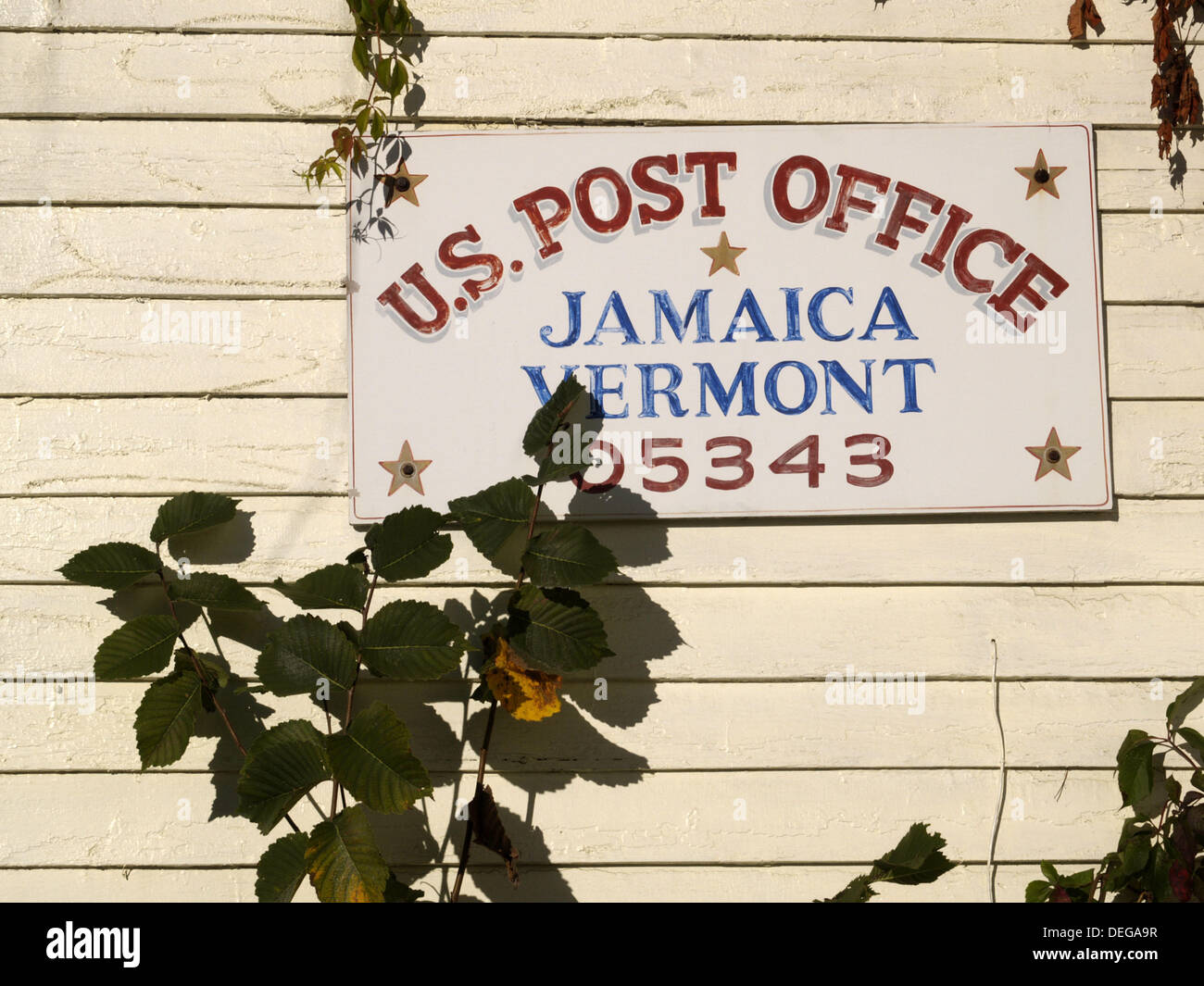 Post office. Jamaica, Vermont. USA Stock Photo Alamy
