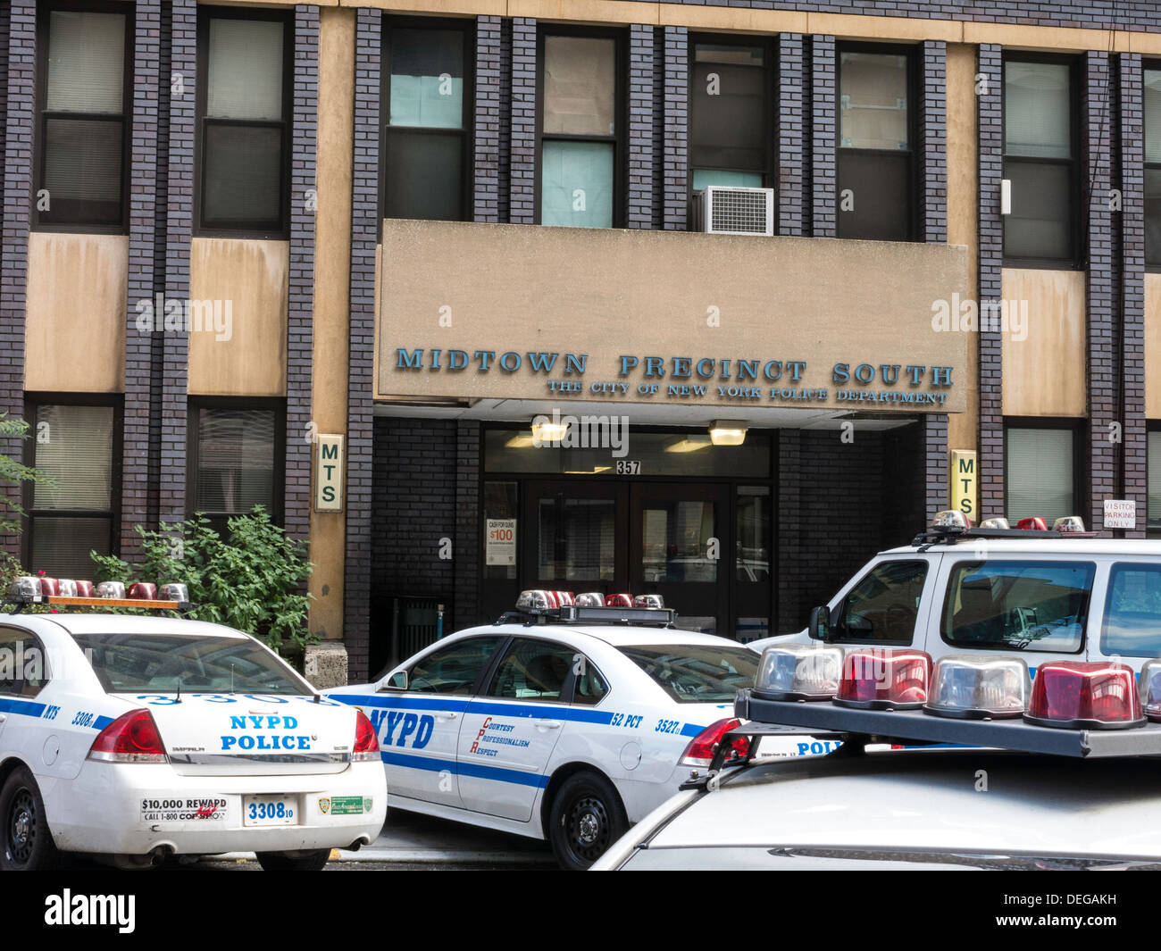 Midtown Precinct South Police Station, NYC Stock Photo