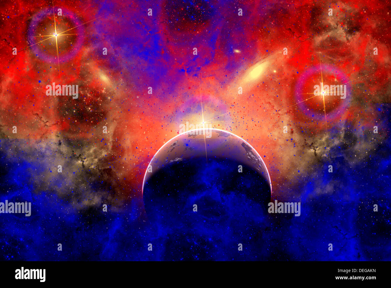 Planetary Nebula Stock Photo