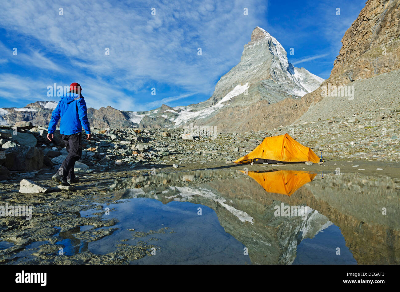 Swiss camping hi-res stock photography and images - Alamy