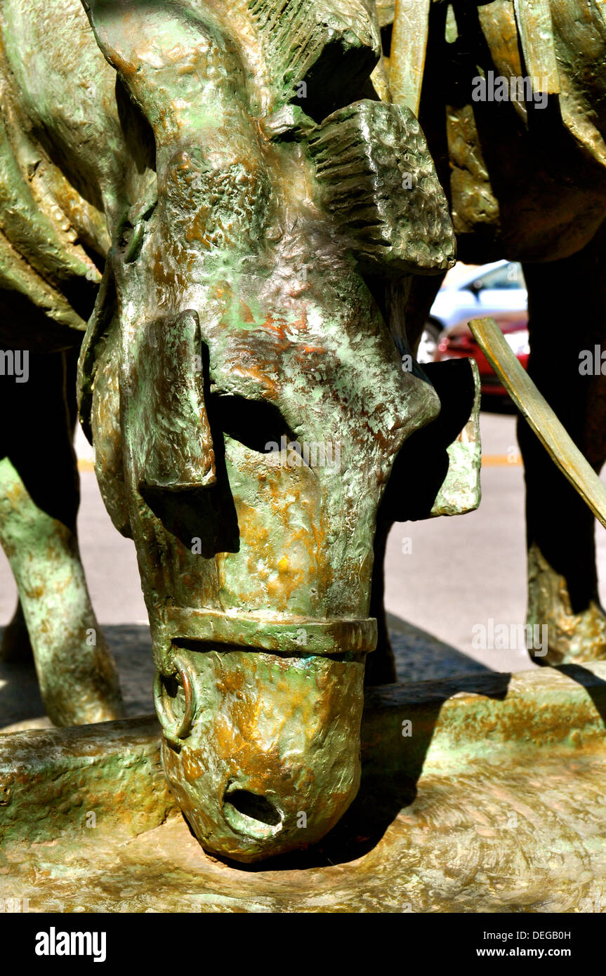 Horse statue texas Stock Photo Alamy