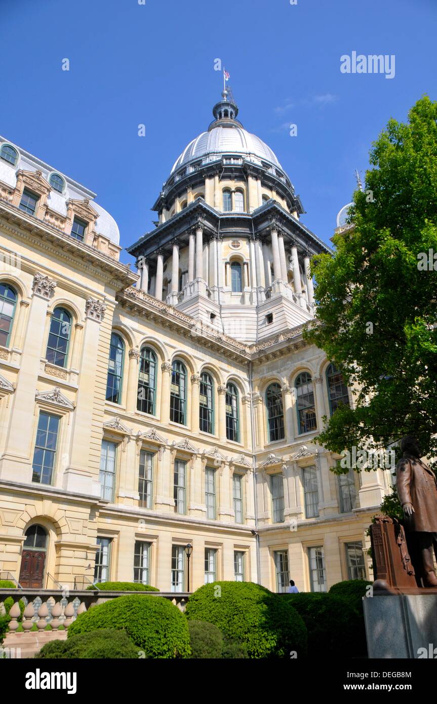 Illinois State Capitol Building Springfield Illinois Stock Photo - Alamy