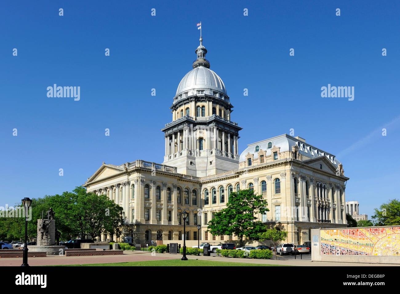Illinois State Capitol Building Springfield Illinois Stock Photo Alamy