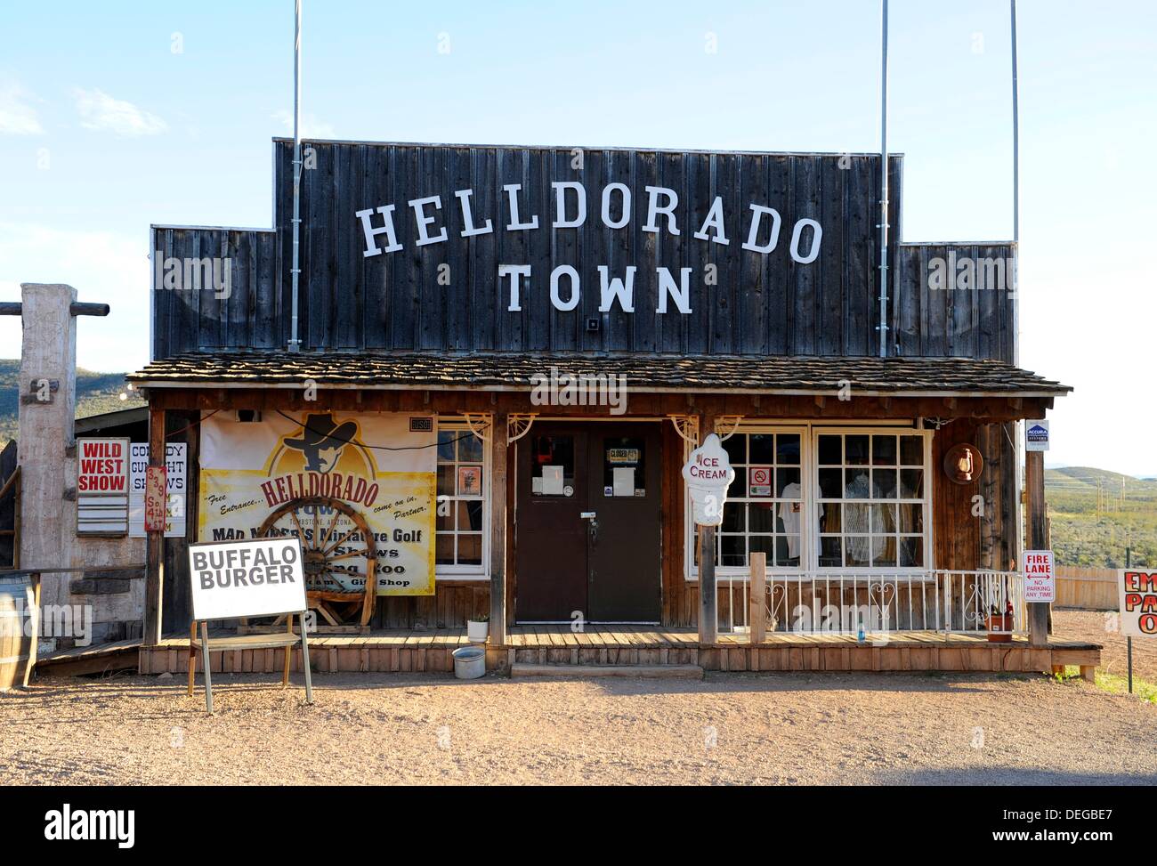 Helldorado Town Tombstone Arizona Stock Photo Alamy