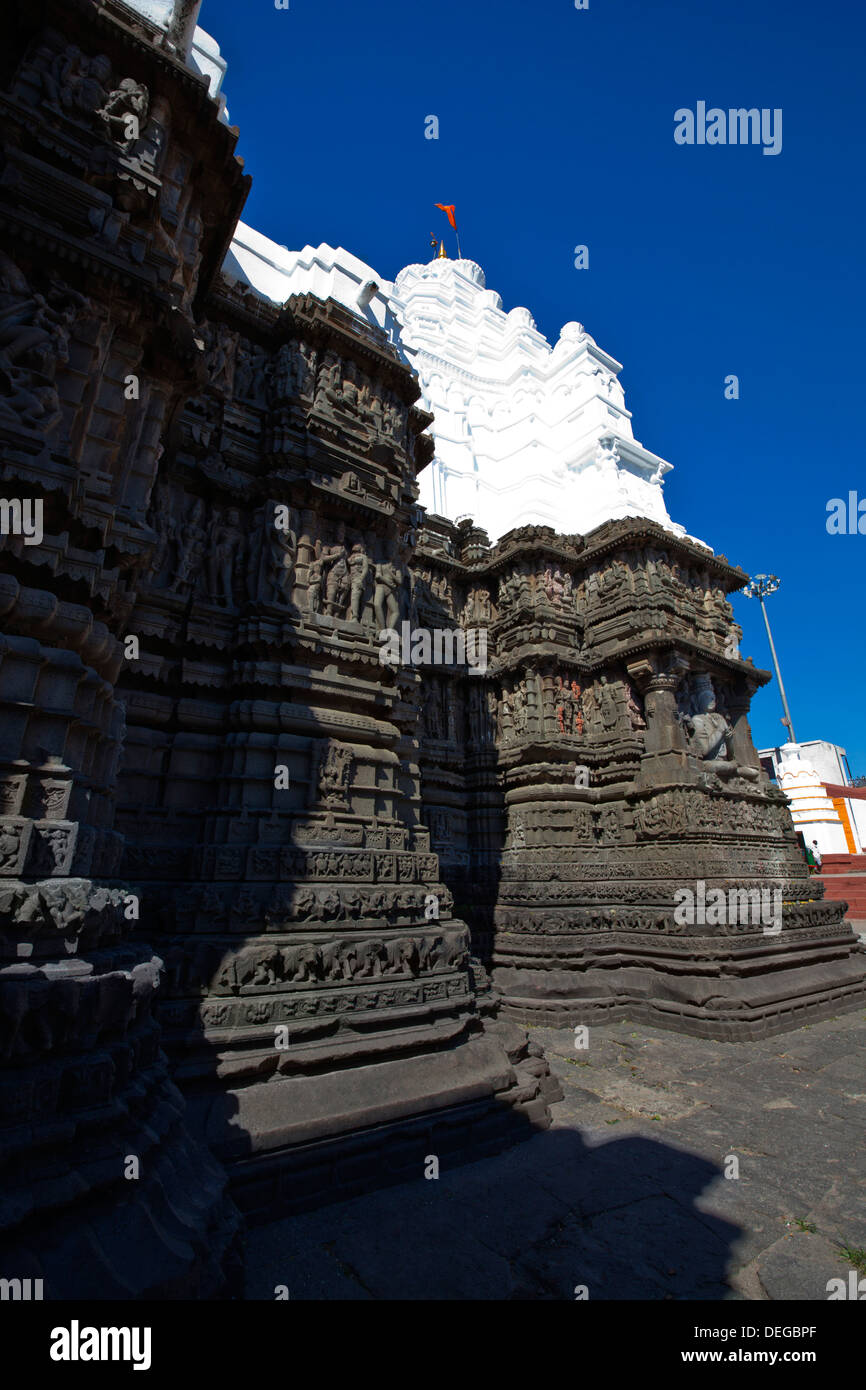 Low angle view of a temple, Aundha Nagnath Temple, Aundha Nagnath, Hingoli, Maharashtra, India Stock Photo