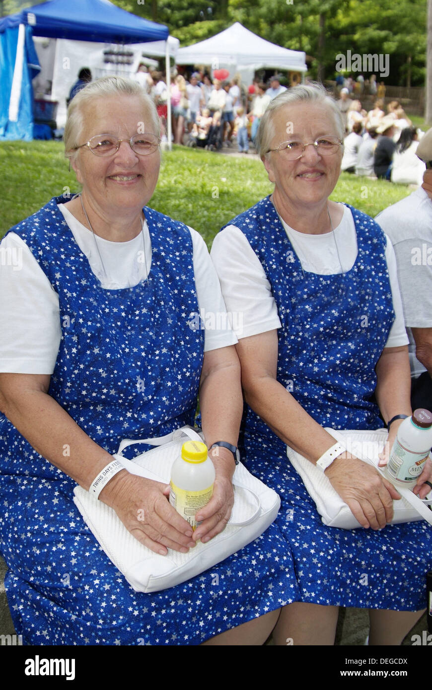 Twins Convention at Twinsburg. Ohio. USA Stock Photo Alamy