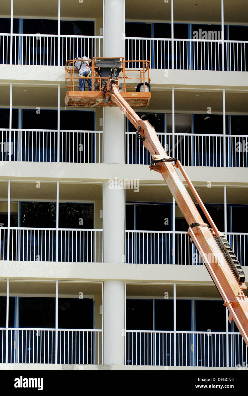 New home construction. Fort Myers Beach. Florida. USA Stock Photo Alamy
