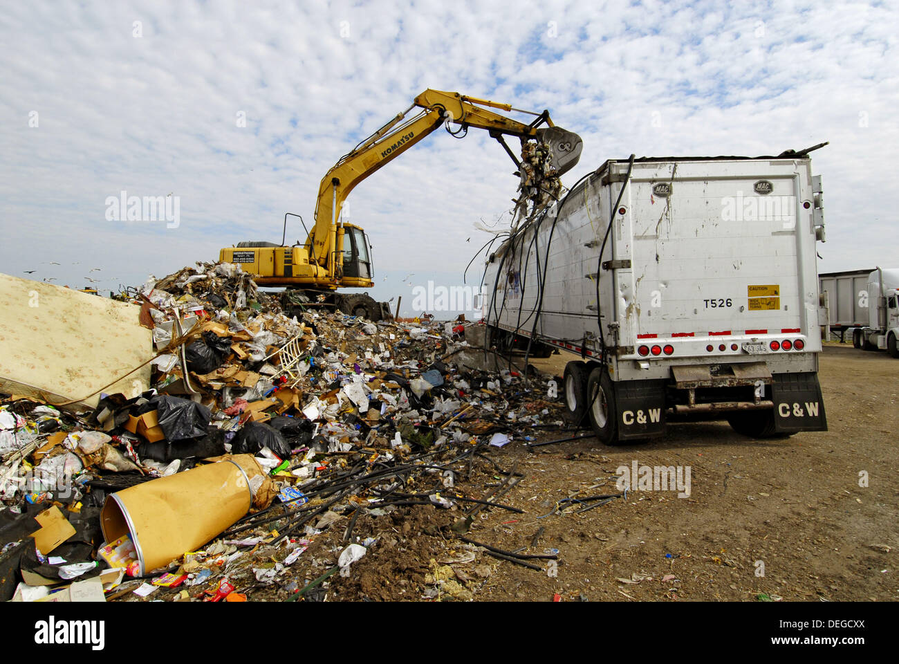 Reduce Reuse Recycle Landfill Stock Photo Alamy