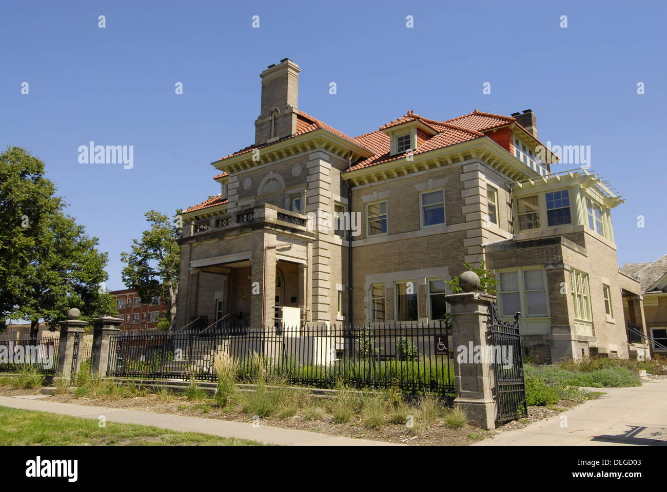 State of Nebraska Historical Marker honors the Ferguson House in Stock