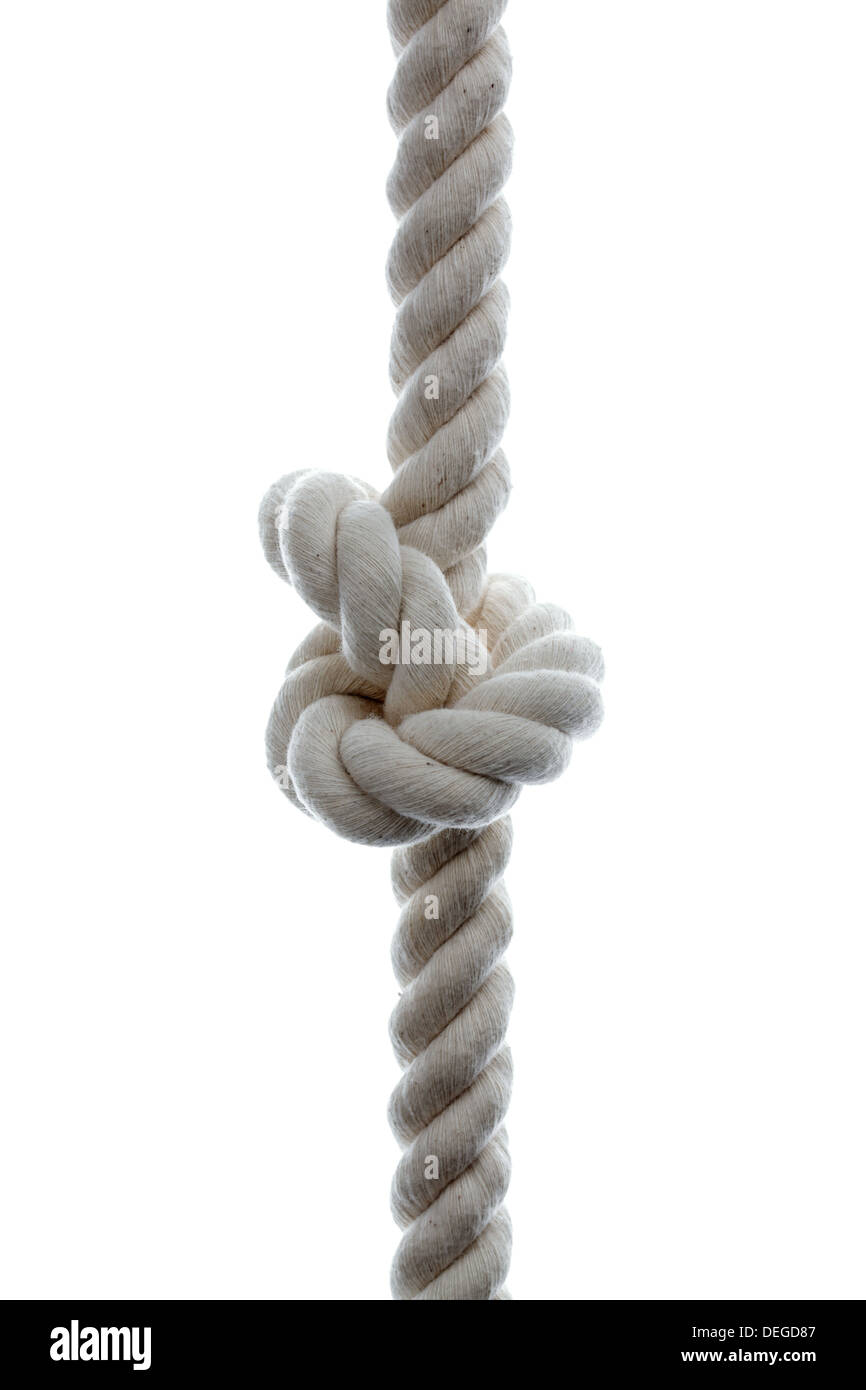 Rope knot Stock Photo