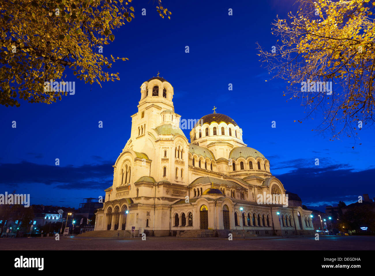Aleksander Nevski Memorial Church, Sofia, Bulgaria, Europe Stock Photo