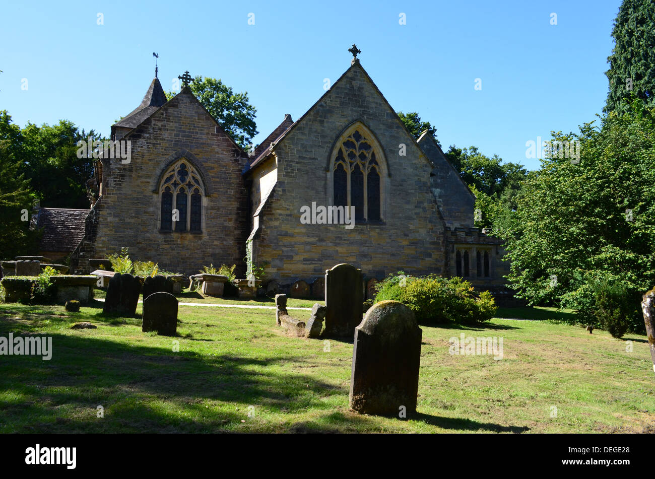 St Mary's church Balcombe,Sussex,England. Stock Photo
