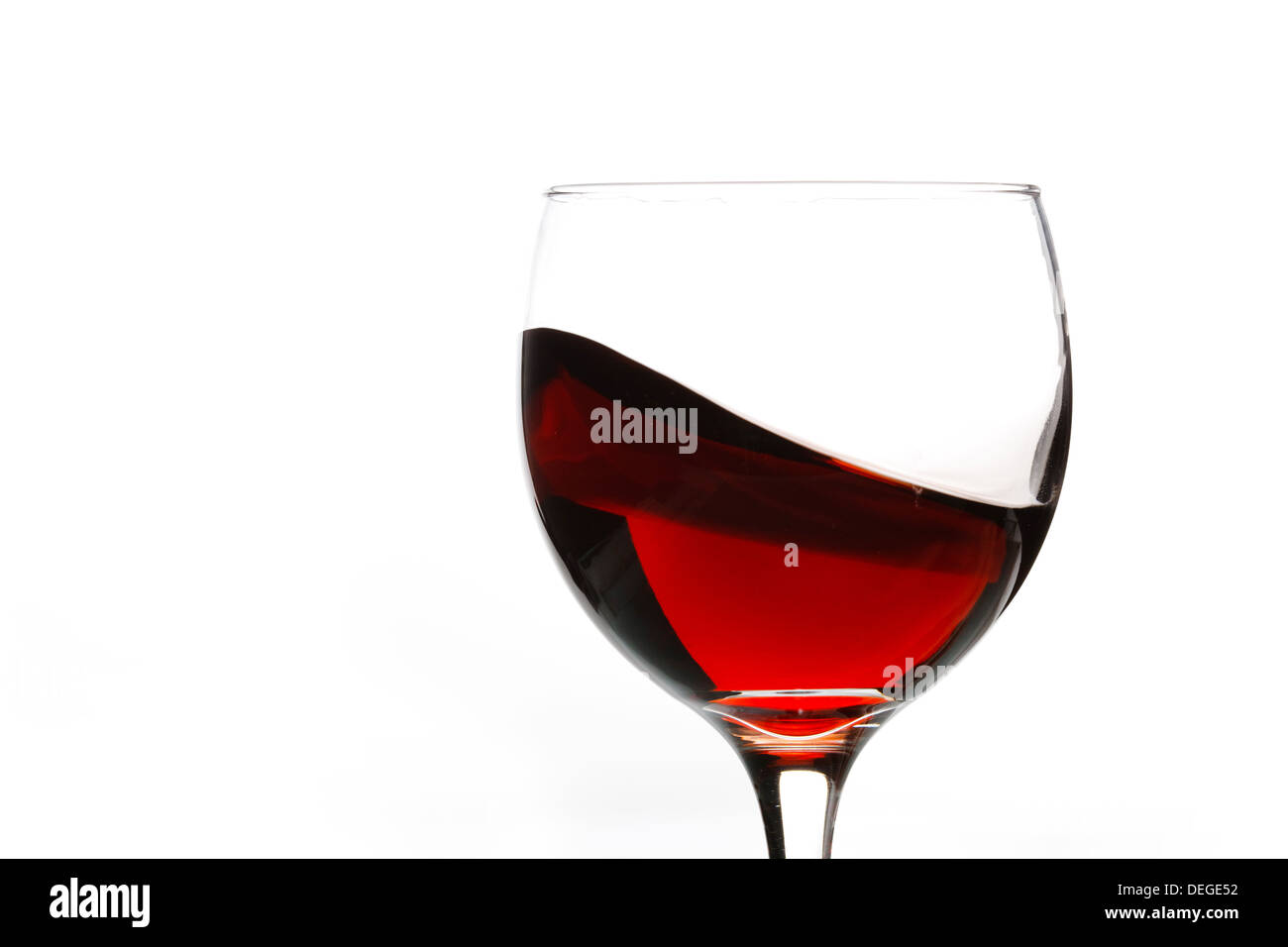 Glass of red wine Stock Photo Alamy