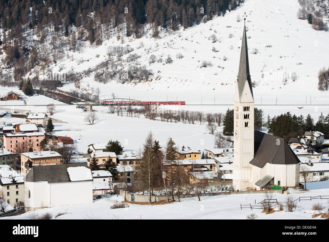 Swiss alps church architecture hi-res stock photography and images - Alamy