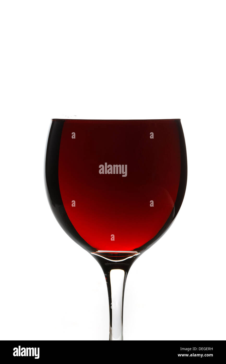Glass of red wine Stock Photo Alamy
