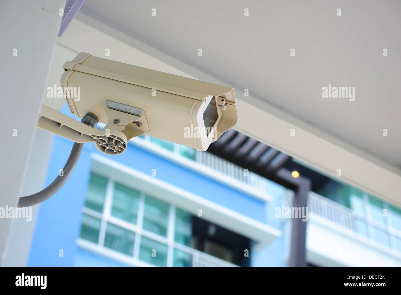 CCTV Security Surveillance Camera Stock Photo
