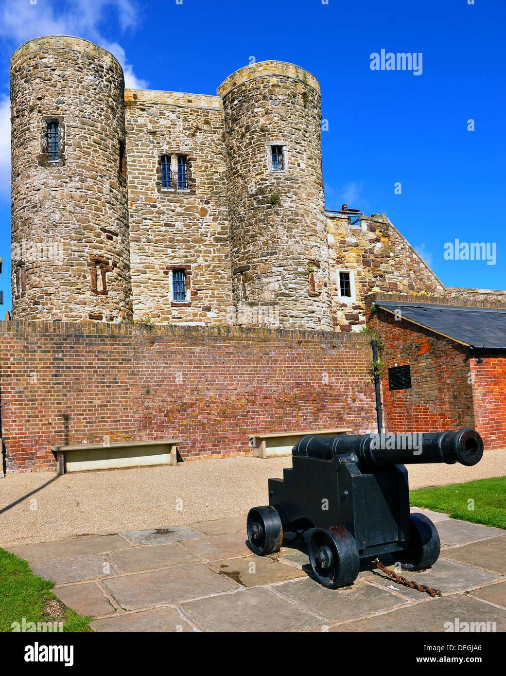 Ypres Tower, Rye Castle, Rye, East Sussex, UK Stock Photo