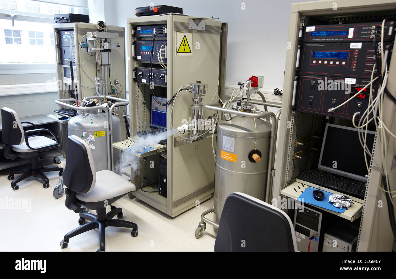 Dielectric spectroscopy laboratory, Materials Physics Center is a joint center of the Spanish Scientific Research Council CSIC Stock Photo