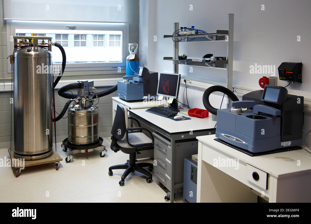 Colorimeters to measure TG (liquidglass transition temperature