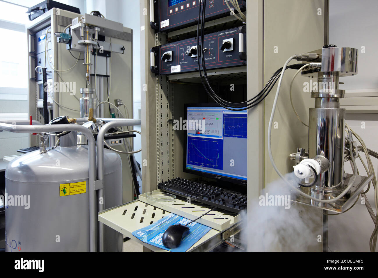 Dielectric spectroscopy laboratory, Materials Physics Center is a joint center of the Spanish Scientific Research Council CSIC Stock Photo