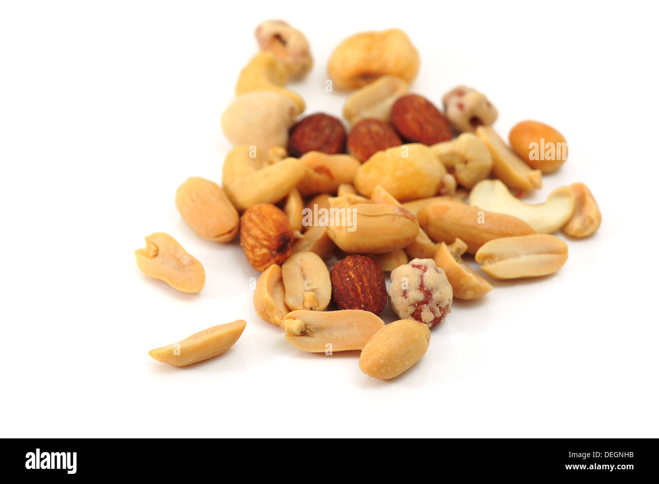 Mixed nuts Stock Photo