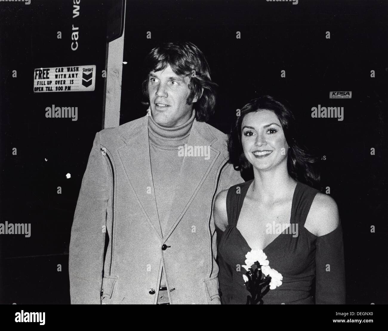 VICTORIA PRINCIPAL with Lance Rentzel at premiere of Judge Roy