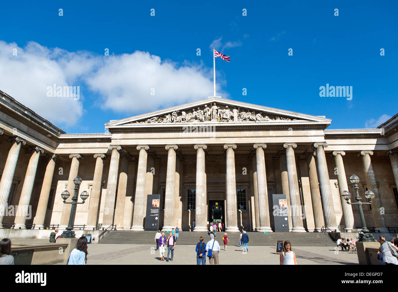 The British Museum in London Stock Photo