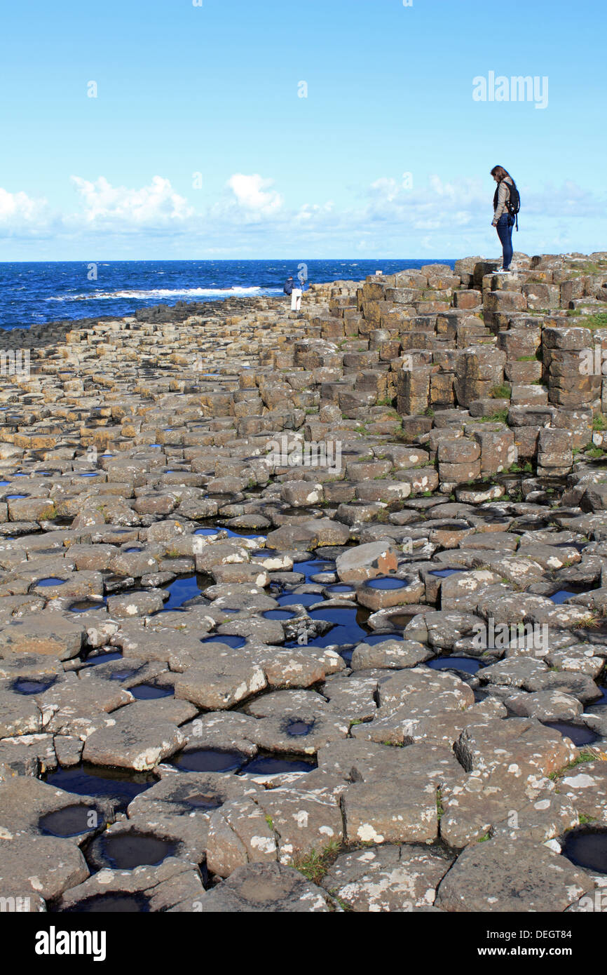 Giant's Causeway near Bushmills, Antrim, Northern Ireland, UK Stock ...