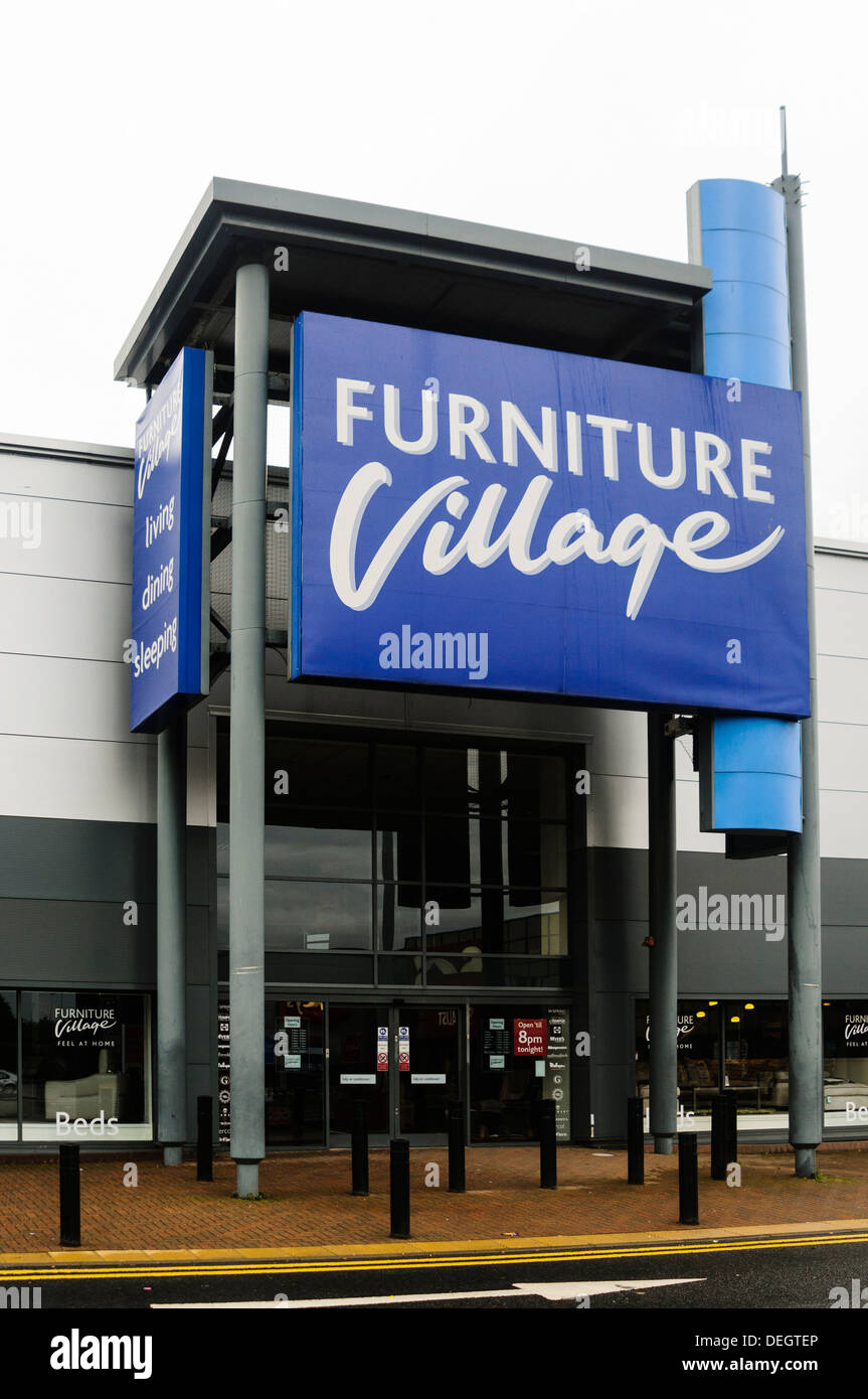 Furniture Village store Stock Photo Alamy