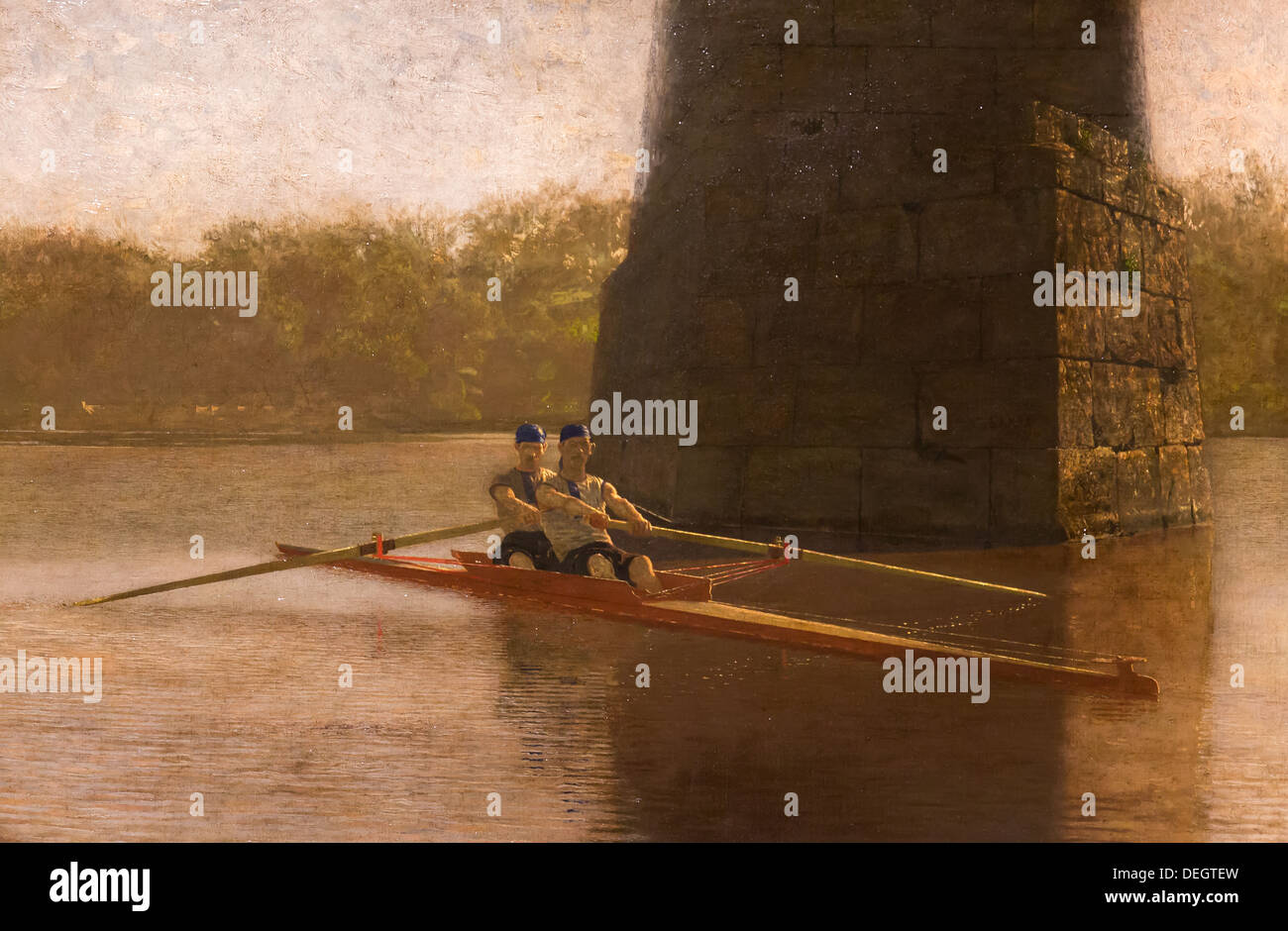 19th century - The Pair-Oared Shell, 1872 - Thomas Eakins Philippe ...